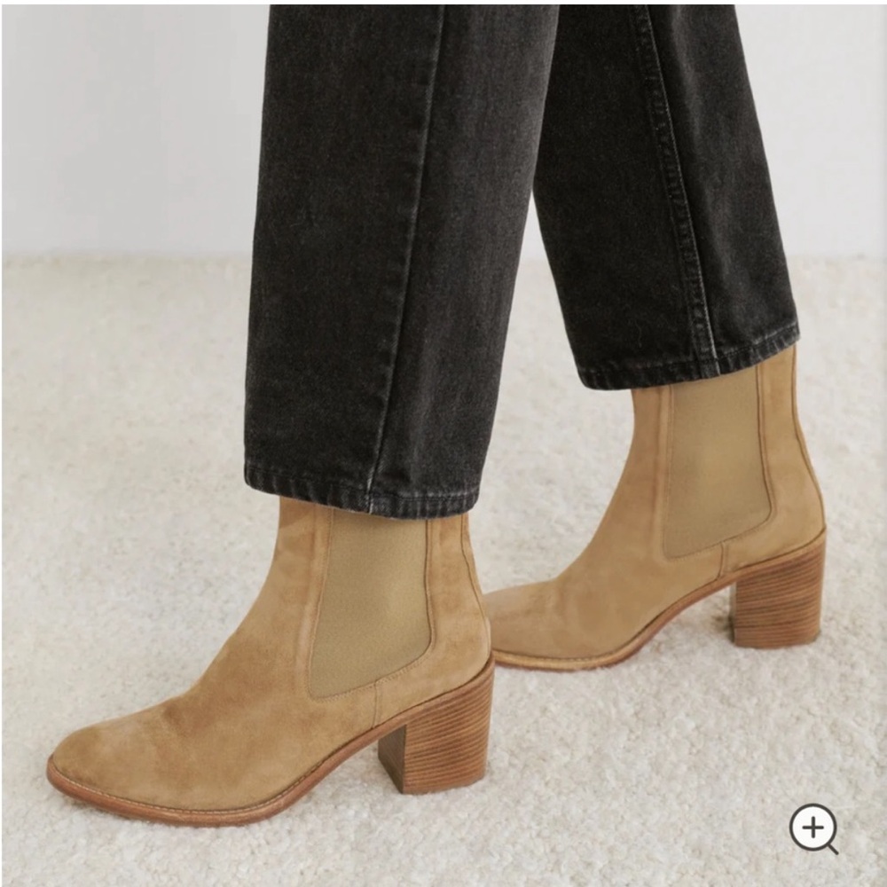 Jenni Kayne Frankie suede Chelsea boot, size 38, 7.5